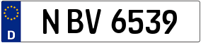 Truck License Plate